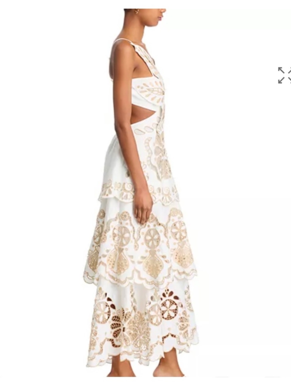FarmRio off white Richelie Dress - Picture 4 of 4